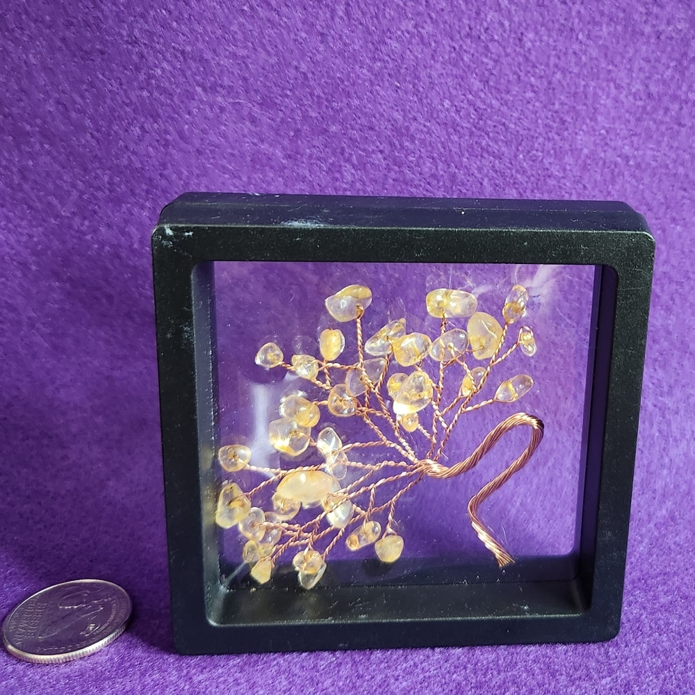Framed chakra tree